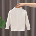 Kids' sweater: new  winter collection - knitted top, fleece-lined, anti-pilling, stylish and warm base layer for babies