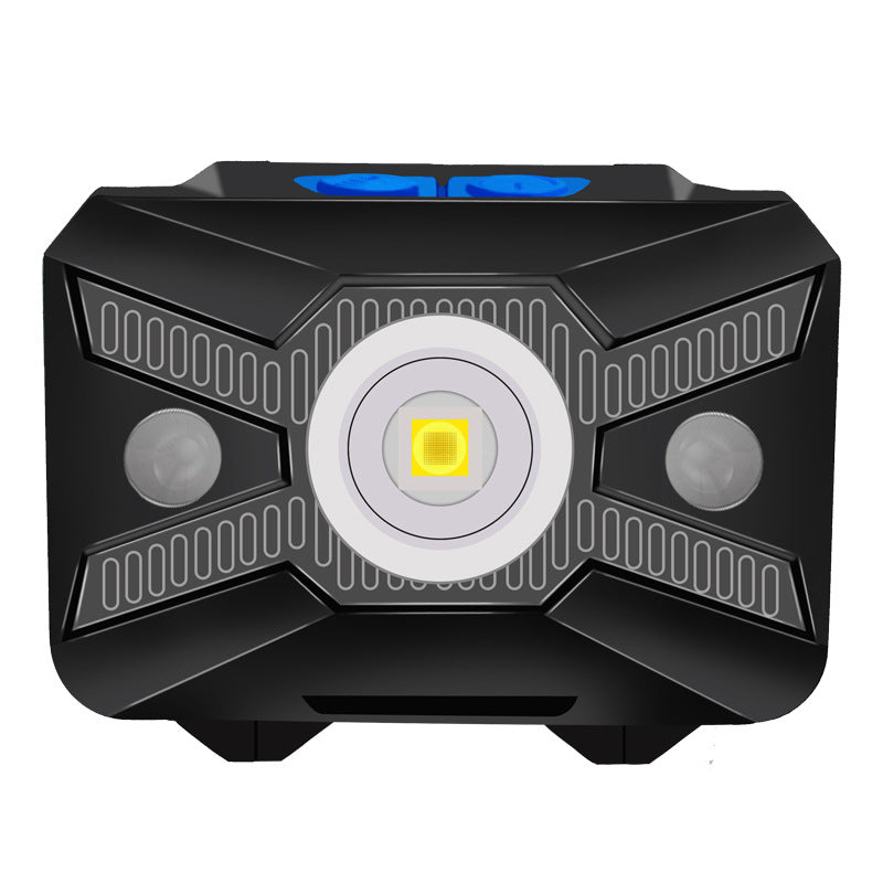 Walson 577 headlight LED long battery life strong light fishing charging outdoor head mounted small lighting induction headlight