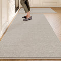 Kitchen floor mat non-slip oil-proof wipeable waterproof pure color stain-resistant mat easy-care for homethickened foot mat wholesale