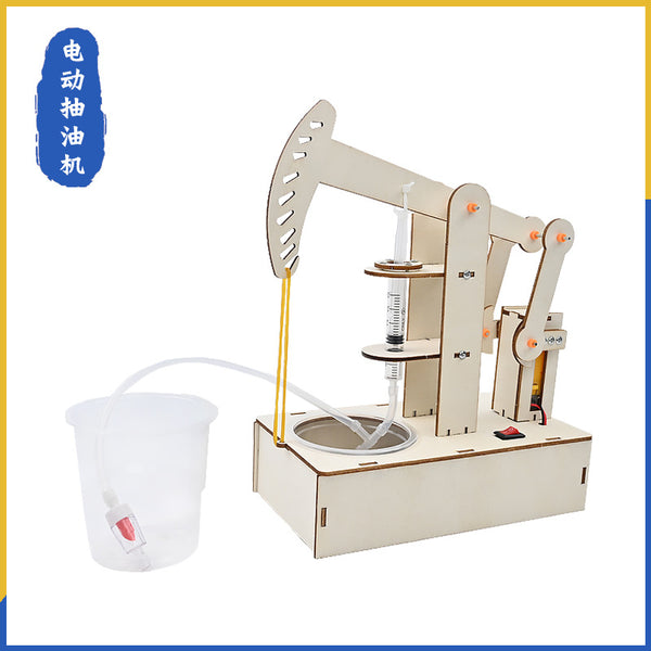 Electric pumping machine, technology small production, children's science experiment teaching toys, young primary school students handmade DIY material package