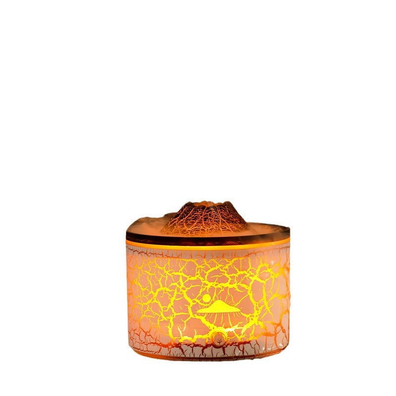 Export source volcano aromatherapy machine flame humidifier air diffuser ultrasonic essential oil large mist humidifier