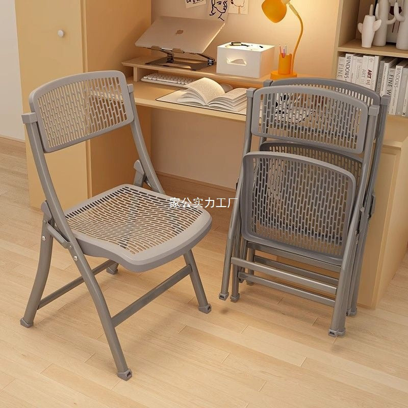 Computer chair sedentary folding back chair office seat student dormitory chair girl desk study stool