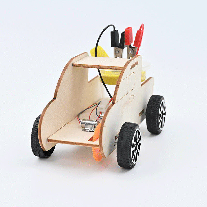 Salt water trolley, primary school handmade DIY technology small production maker new energy innovation scientific experiment material recommendation