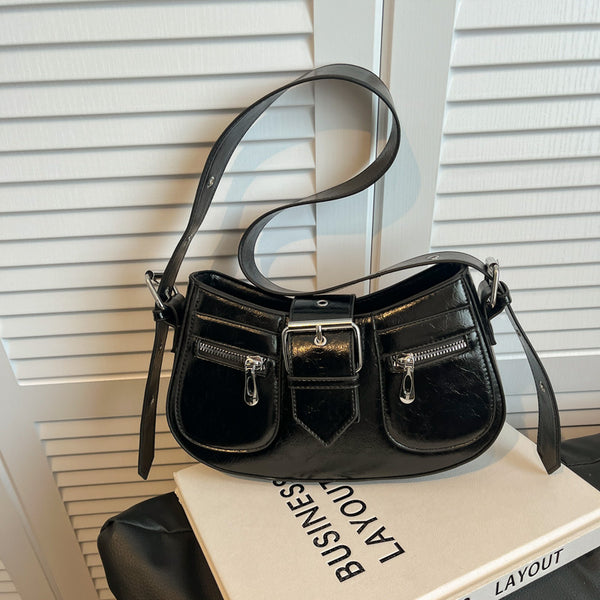 Underarm bag women's 2025 autumn and winter new Spice Girl sweet and cool fashion handbag single shoulder underarm women's bag