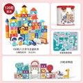Kids building blocks wood assemble baby toys large capsules early education intelligence boy girl 6 baby 1 to 2 years old 3