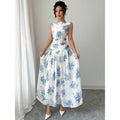 Ebay european and american cross-border foreign trade women's dress mid-length skirt