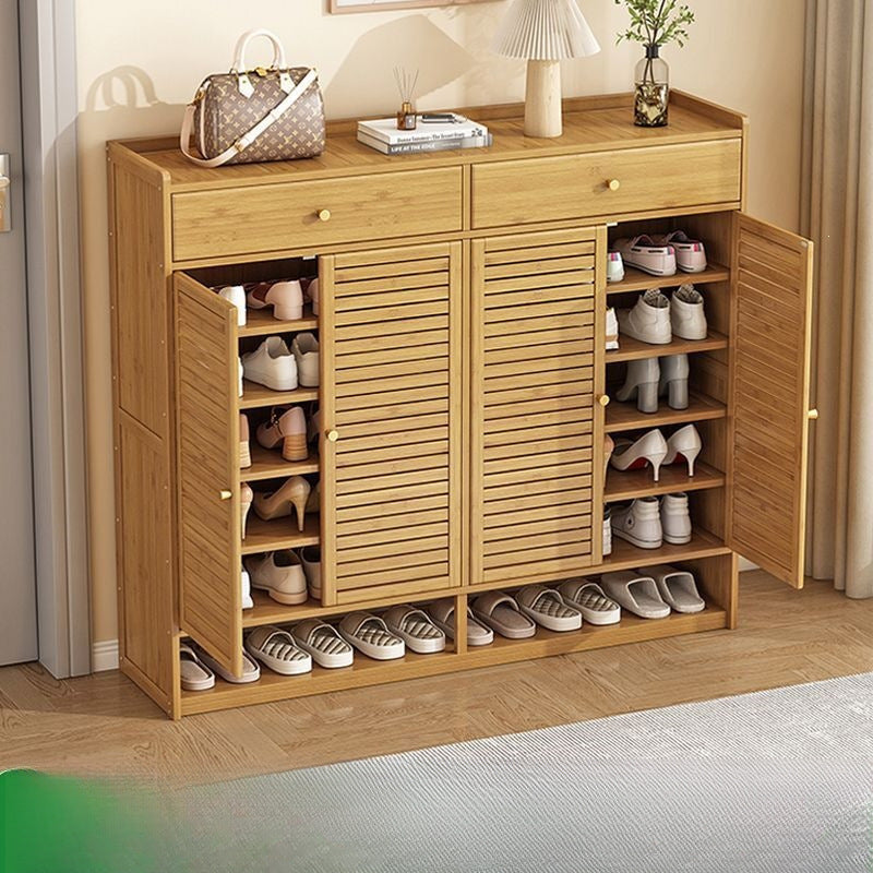 Shoe cabinet for home door storage dust-proof multi-layer multi-functional casual storage cabinet nanzhu large-capacity living room shoe rack