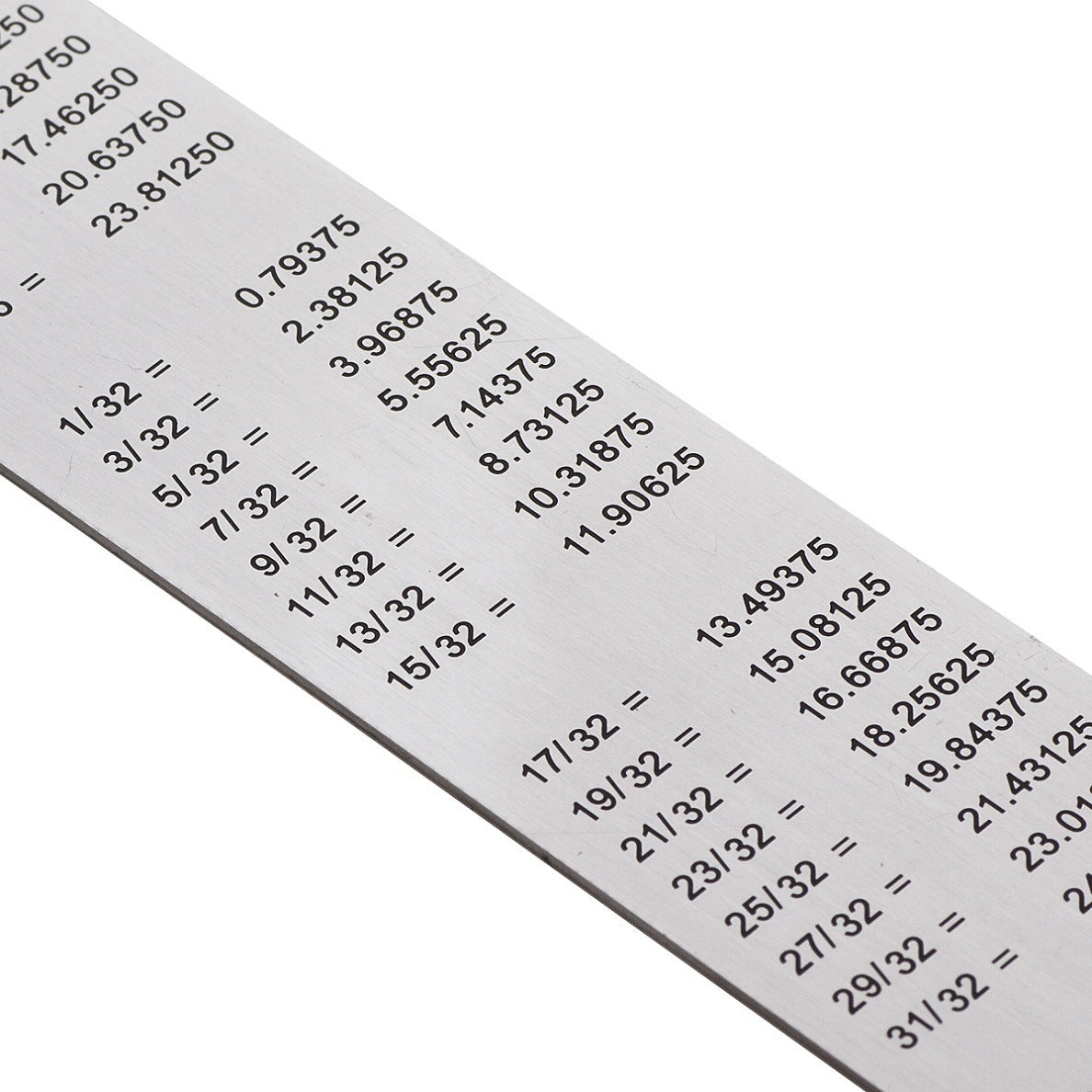 Deli 8464 steel ruler 50cm steel ruler, student office ruler steel ruler