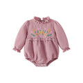 Baby clothes  spring/autumn cotton class a baby romper long sleeve triangle bodysuit korean style newborn outfit