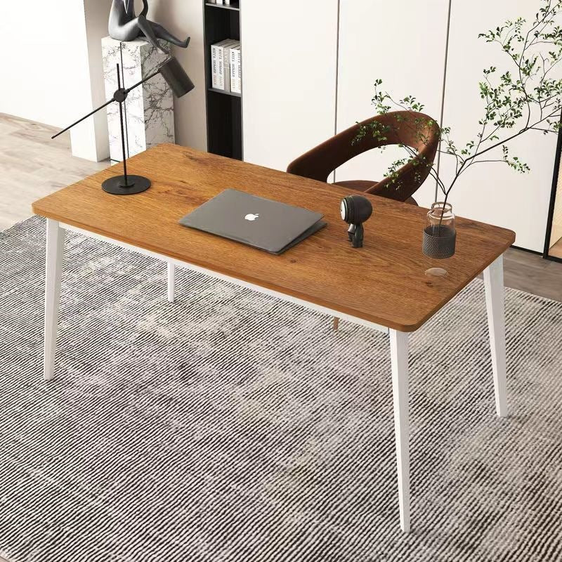 Office desk desktop computer desk light luxury study desk home bedroom study table student writing desk rectangular table