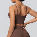 new arrival yoga tops sports intimates with chest pads thin straps beautiful back running fitness vest suspenders yoga clothes