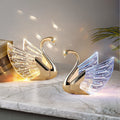 Swan table lamp new arrival table lamp high-end wedding gift popular bedside table charging ins style bedroom bedside lamp