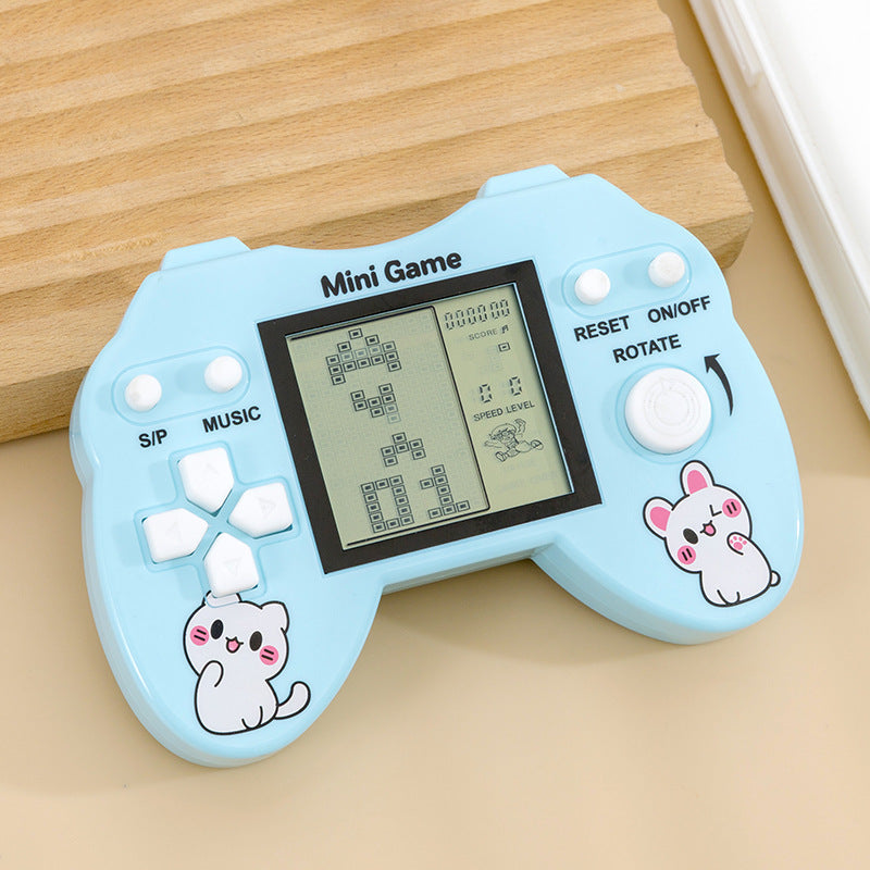 3inch handheld tetris game console - nostalgic charm, casual creative toy, cultural & creative merchandise - hot seller