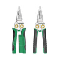 Baolian test electricity function 8-in-1 multi-function wire stripper, wire cutter, wire puller, electrician pliers, cable cutter, wire stripper, wire crimping pliers