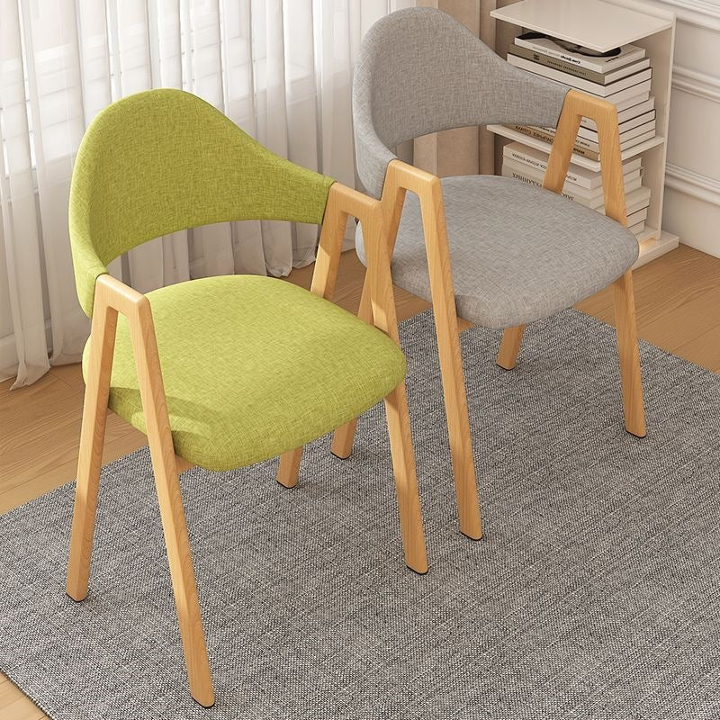 Dining chair home casual modern scandinavian chair bedroom study desk chair casual stool backrest commercial dining table chair
