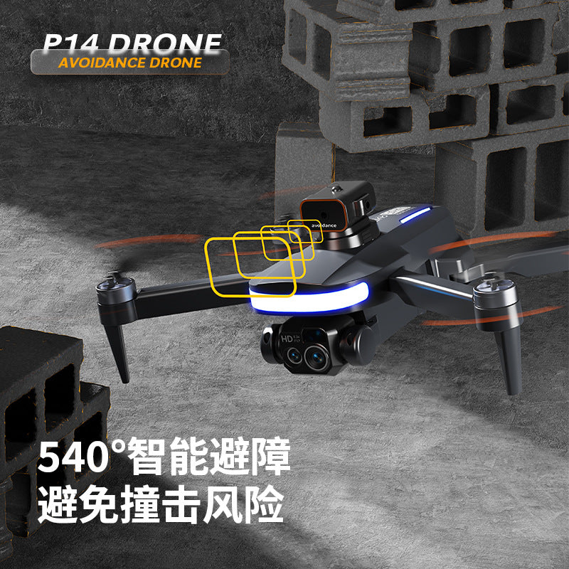 P14pro brushless drone - gps auto-return, hd aerial photography, long-endurance obstacle avoidance remote control aircraft