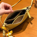 26new arrivalkoreanniche style first-layer cowhide casualsatchel mahjong bag normcore style classy sense can be worn cross-body small square bag