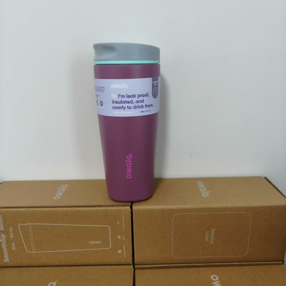 Amazon owala direct drinking coffee cup 304 stainless steel vacuum thermos cup for home office portable cup