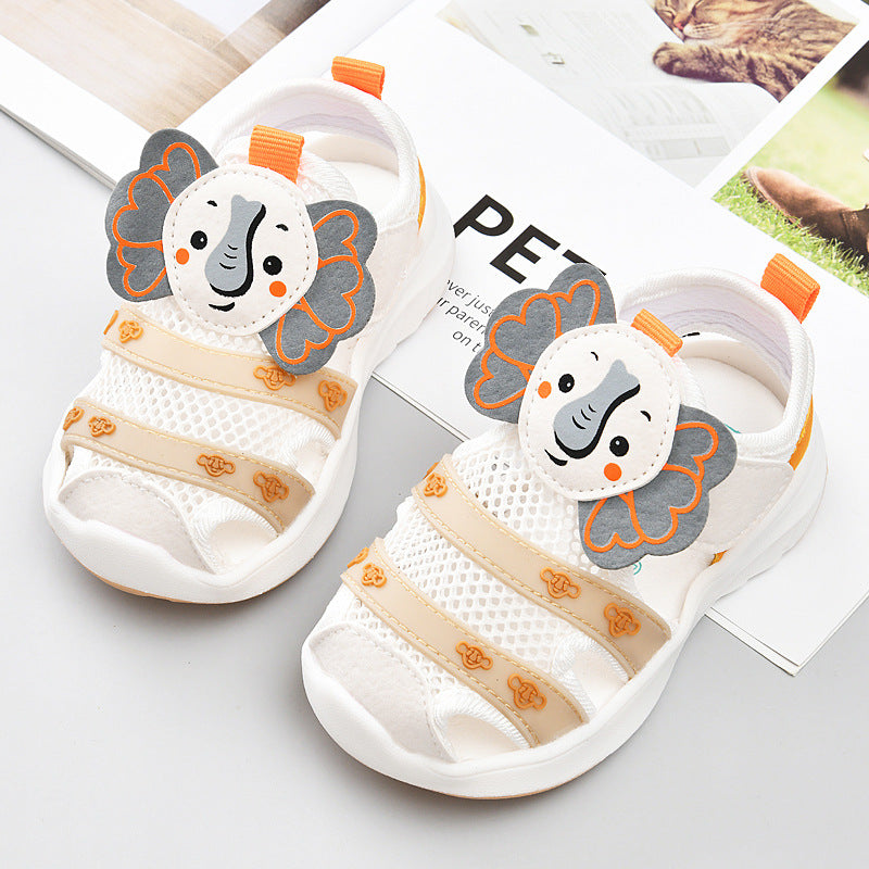 Kids' spring/autumn  collection: girls' breathable soft-soled baby shoes, boys' functional shoes, and first walker shoes