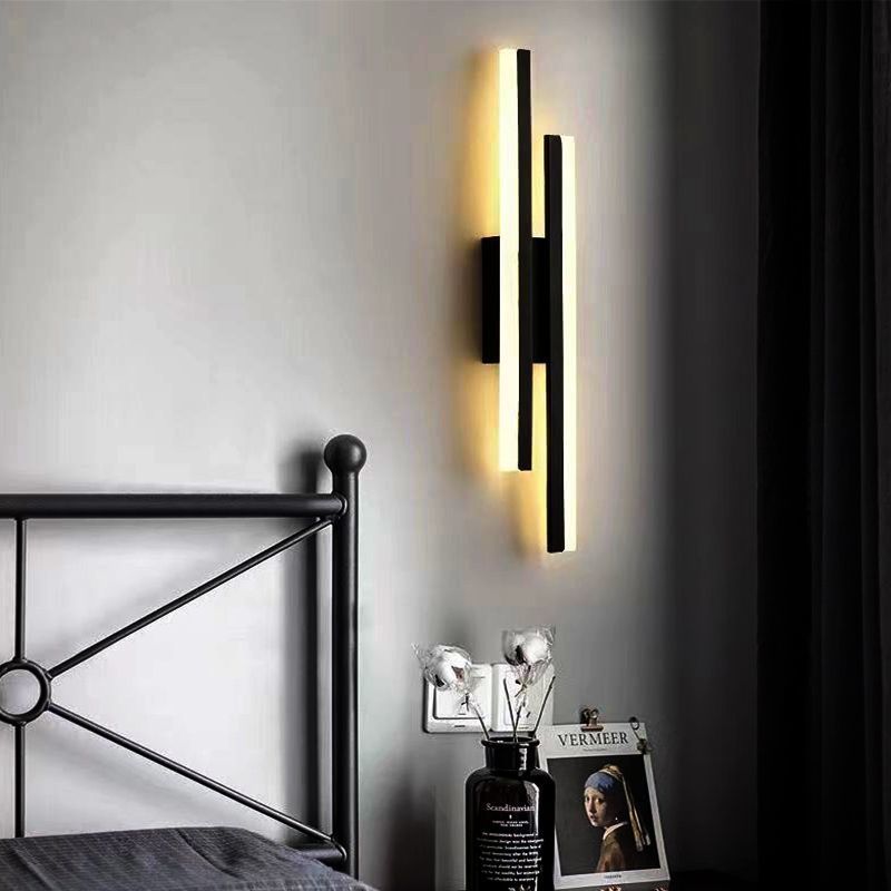 Minimalist wall lamp - nordic style living room tv background wall ambient light - creative, unique, modern bedroom study bedside wall sconce