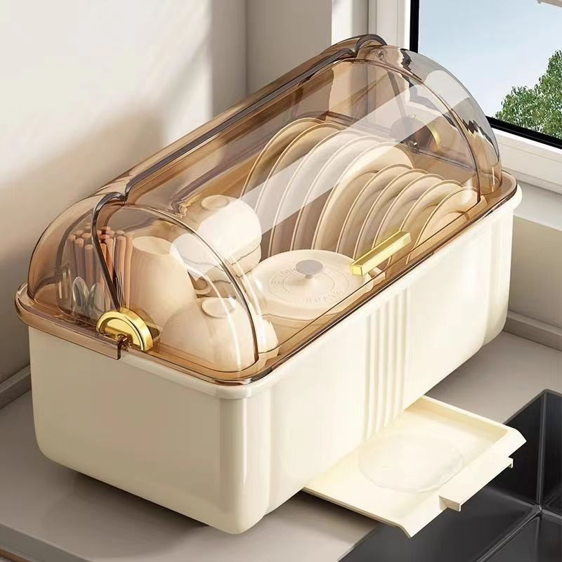 Dish storage rack, drain dish rack, dish storage box, tableware, kitchen, for home storage rack, cupboard storage box