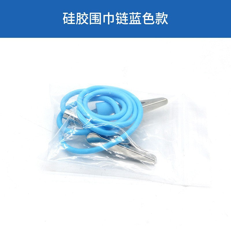 Dental Silicone Scarf Clip Special Oral Dental Disposable Apron Clip High Temperature Sterilization Scarf Clip