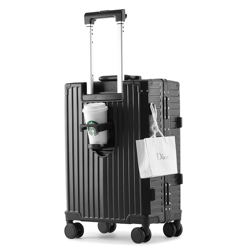 New suitcase female trolley case male strong and durable student universal wheel password suitcase small leather case