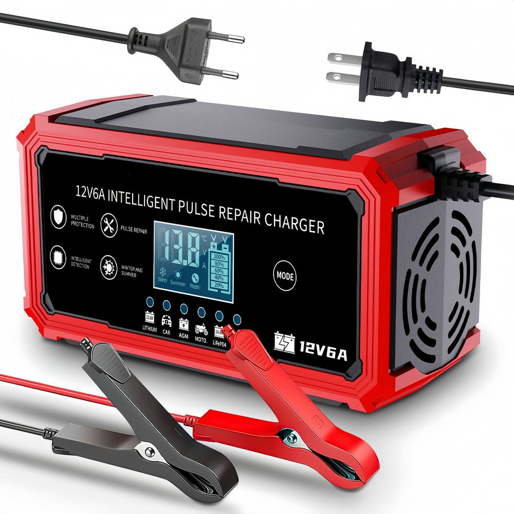 12v6a car and motorcycle battery charger 14.6v 12.6v lithium battery charger battery charger