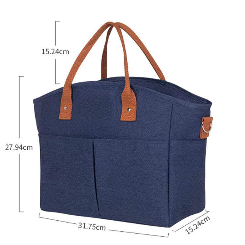 lunch bag men's and women's bento bag aluminum foil thermal insulation refrigerated large capacity outdoor portable picnic lunch box bag