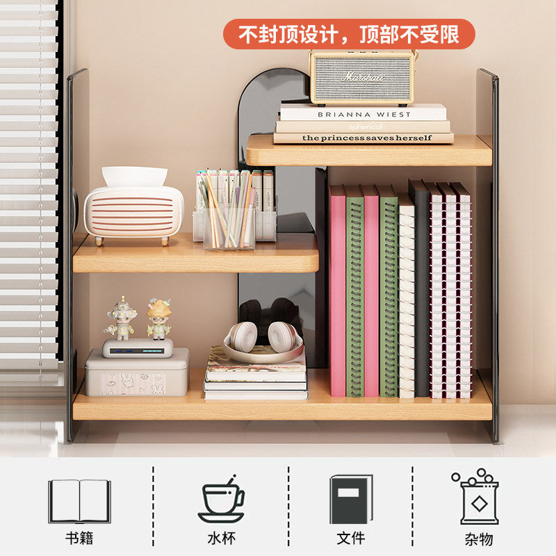 Desktop storage rack, office desk, countertop storage, water cup rack, multi-layer acrylic table layered workstation handy gadget
