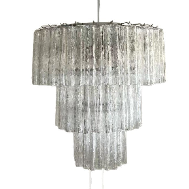 French light luxury crystal staircase light premium dining room bedroom villa lighting 2025 new living room chandelier