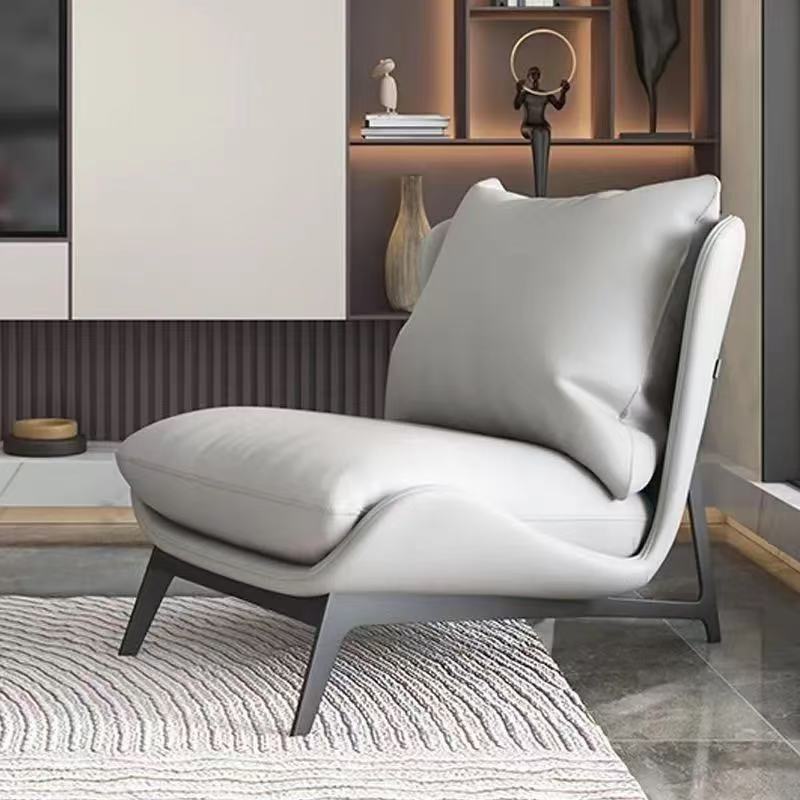Scandinavian single sofa casualclassy balcony casual sofa chair can sit and lie down bedroom living room lazy sofa chair