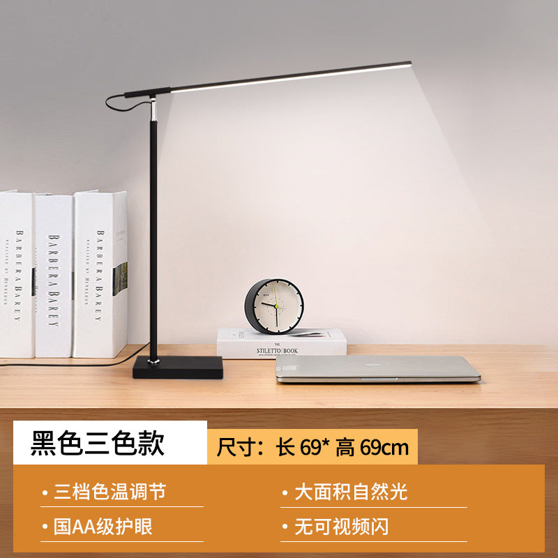 Led desk lamp - eye protection, reading light, study & work lamp - ideal for homework, students, kids, dorm rooms - full spectrum lighting