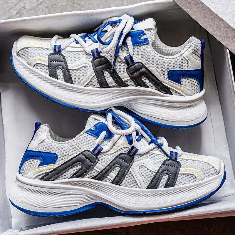 Trending men's sneakers: 2026 spring collection - breathable mesh, casual chunky sole, height-boosting, youthful athletic dad shoes