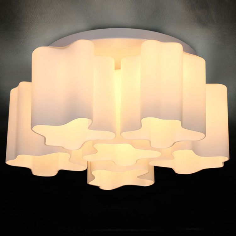 Cloud ceiling light living room lighting Italian minimalist belt designer model room villa staircase dining room light