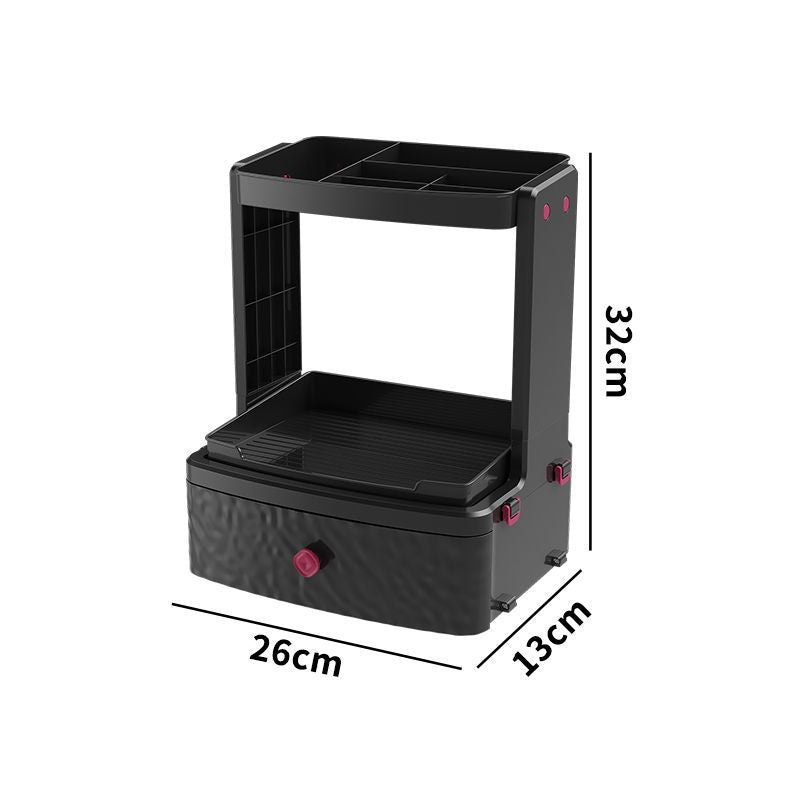 Household cosmetics storage box, dresser, premium desktop skin care products, storage lipstick, multi-function and large capacity