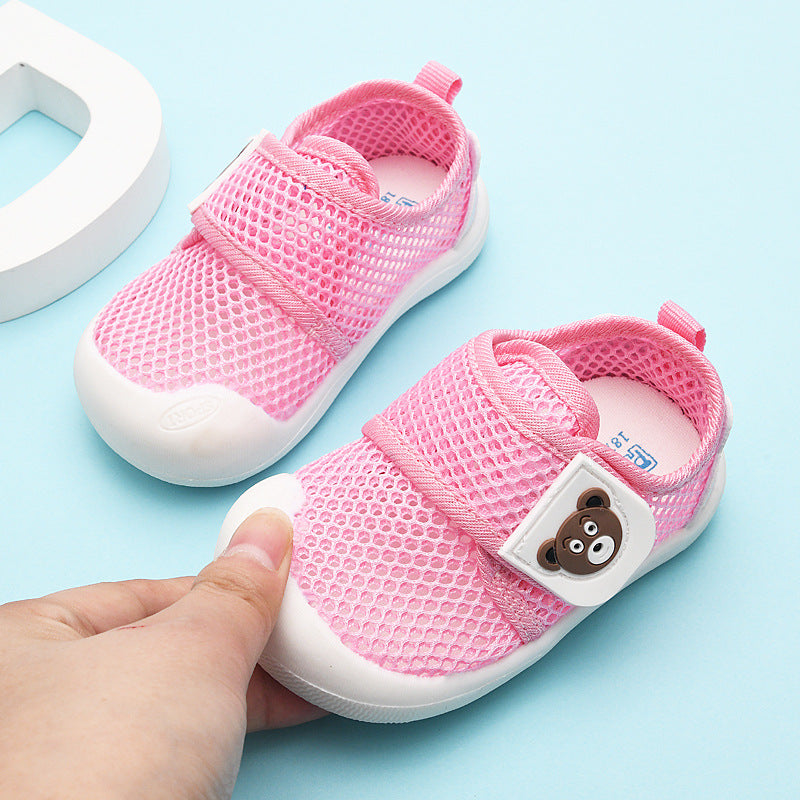 Yidian baby cloth sandals women's summer infant shoes new arrival toddler shoes one year old men's soft bottom