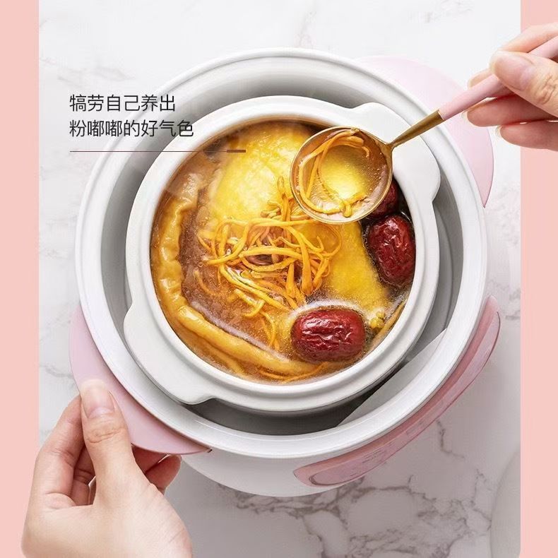Electric stew pot, soup pot, water-stirred bird's nest baby porridge, multi-functional electric stew pot, ceramic fully automatic cross-border american standard