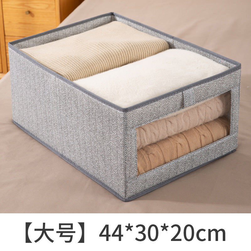 Classification Window Storage Box Visual Pants Clothes Storage Artifact Clothing Drawer Organizing Box Household Storage