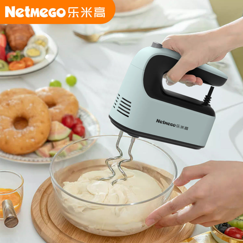 Lemigao electric egg beater household handheld egg beater egg beater 5th gear 300W with storage box code packet of the released version