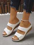new cross-border comfortable lightweight double strap velcro adjustable size one-strap plus size slippers wholesale