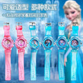 Elsa princess kids watch - girls' luminous electronic watch, cartoon toy, preschool 3-6 years old, waterproof night light