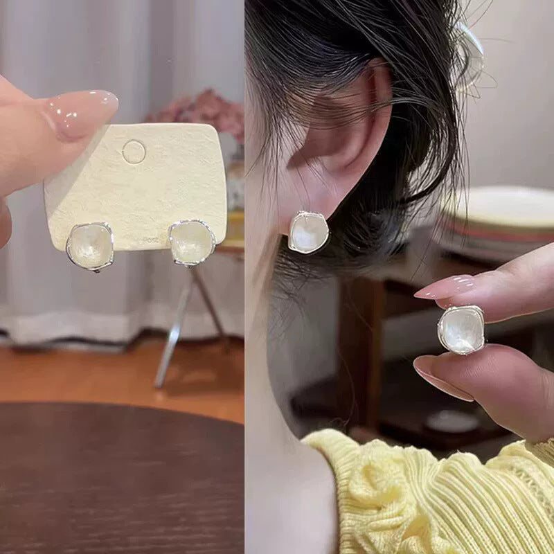 Tiktok viral: ultra-sparkling zircon earrings - women's luxury, unique, high-end hoop earrings. chic, sweet & edgy, influencer-approved, exquisite clip-on earrings