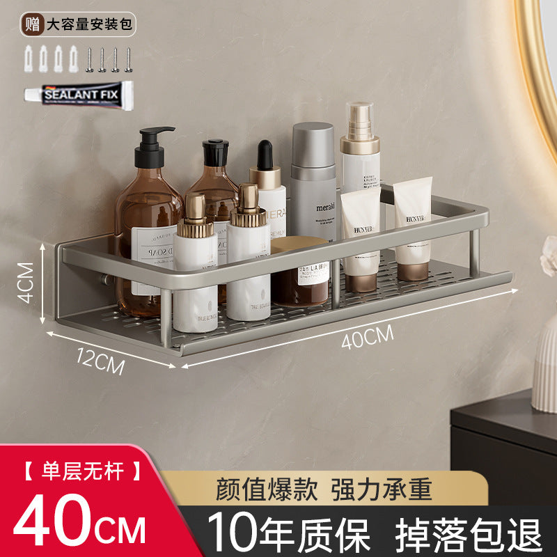 No punching toilet rack bathroom toilet hand wash bath washstand wall mounted wall storage rack