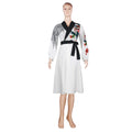 new summer collection: european and american style plus size women's printed white dress - perfect for cross-border e-commerce on  and the african market