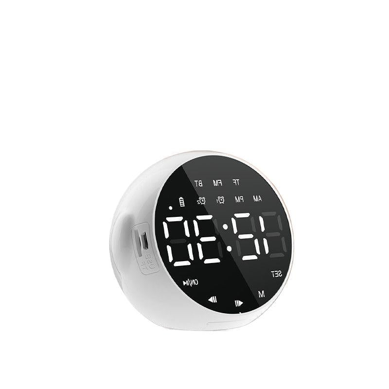 Multifunctional ai smart voice alarm clock, bluetooth speaker subwoofer, wireless kids' alarm, mini speaker - perfect for students