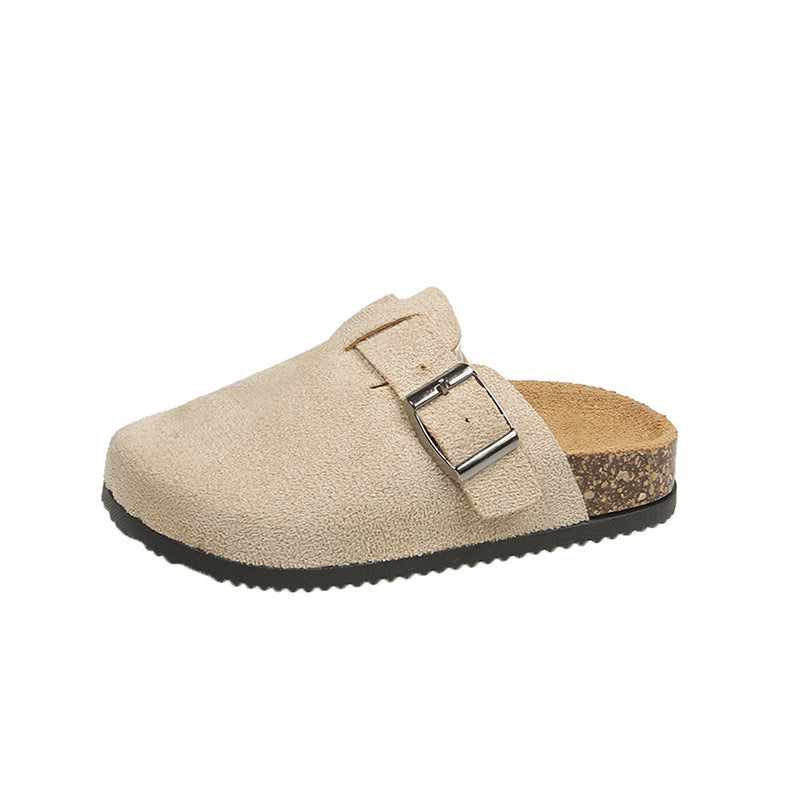 Kids' birkenstock-style slippers: retro, new spring/autumn/winter collection, outdoor & indoor wear, thick sole, closed-toe, easy slip-on, perfect for toddlers and young children