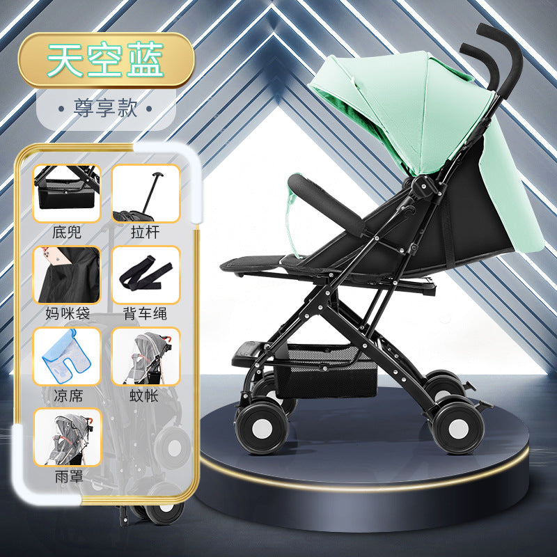 Ultralight baby stroller - convertible, foldable, portable - perfect for outings with your little one!