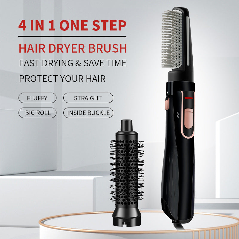 Cross-border popular hair straightener, curling iron, three-in-one hair dryer, Middle East multi-functional household hot air hair comb, air comb