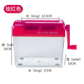 Manual paper shredder, small strip shredder, office desktop paper shredding tool, home use a6 hand-crank paper shredder